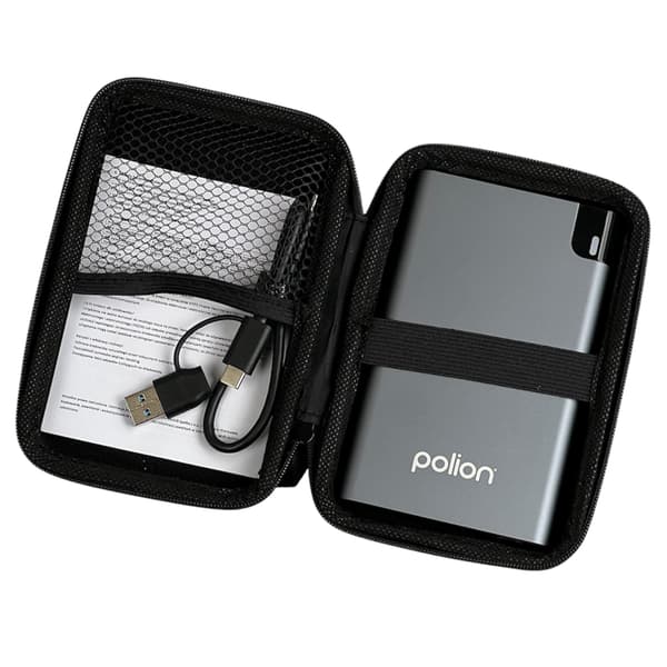 2,5" SATA USB 3.0 HDD/SSD-bås USB-C -> USB-A