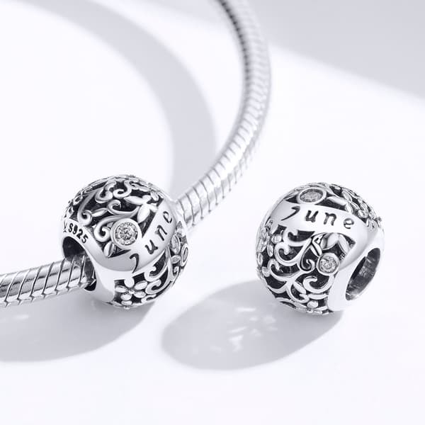Pandora Charm Juni Måned Fødselssten S925