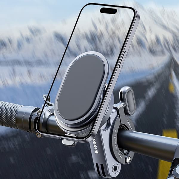 Smartphone-holder til cykelstyr - Sort