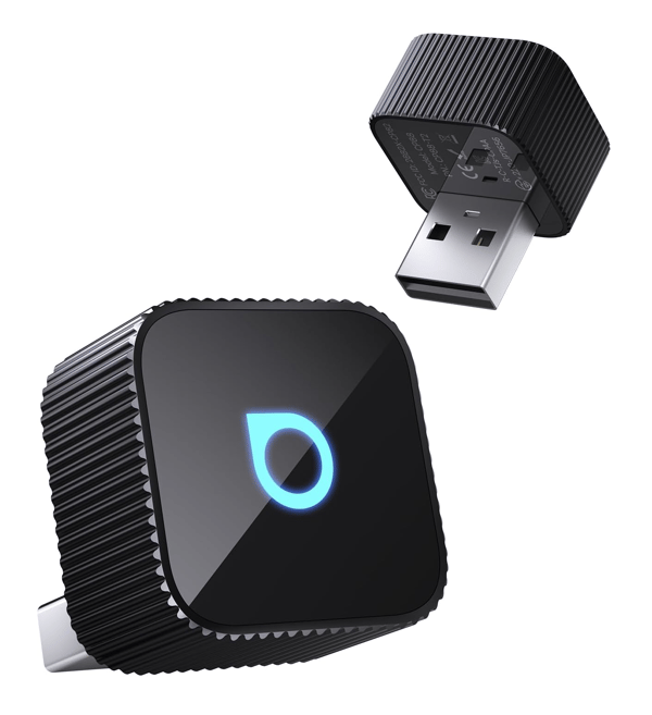 Ottocast Mini Cube langaton sovitin CarPlay / Android Auto musta