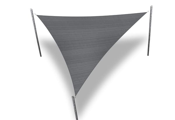 HDPE skuggsegel 7x7x7 grå