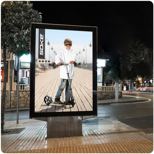 Soke City Grå Scooter