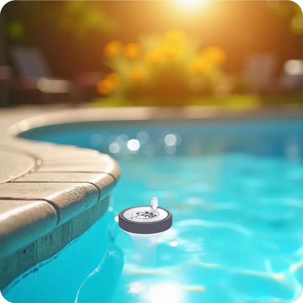 Väderstation med poolsensor BD-913 vit
