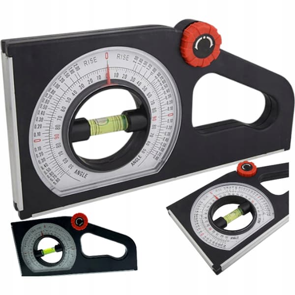 Falon-tech FT9978 säädettävä astelevy libellillä 0-130° yleiskulmamittari