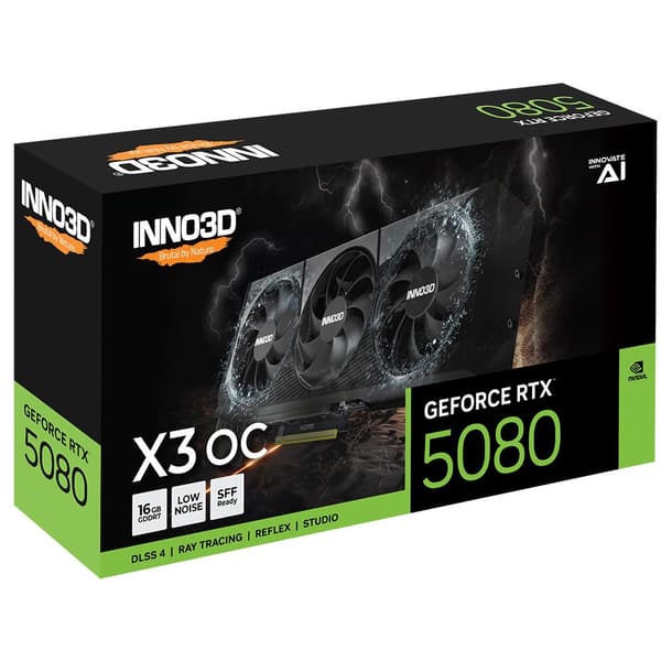 INNO3D GeForce RTX 5080 X3 OC grafikkort