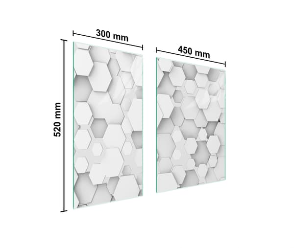 GLASBESKYTTELSESPLADE 75x52 MØNSTER