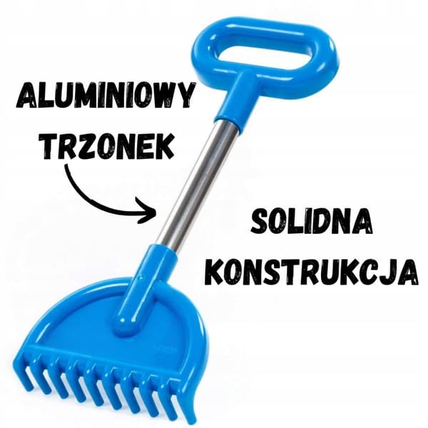 SANDRIVE metalskaft STOR 35 cm STRANDRIVE