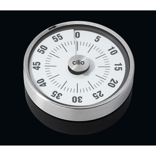 Cilio Pure timer med magnet, diameter 8x3 cm