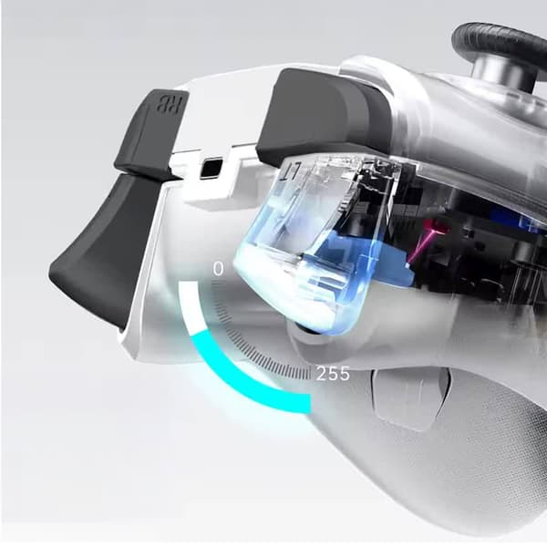 G5Pro Max Trådløs Gaming Controller med Ladestation - Hvid