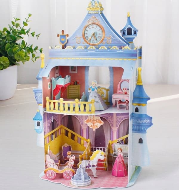 CUBIC FUN 3D-pussel Sagolikt dockhus 81 bitar P809h