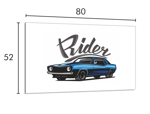 Lasinen suojalevy liedelle 80x52 Auto