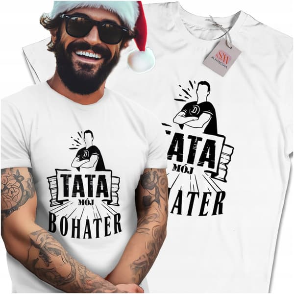 FARS DAG GAVE T-SHIRT TIL FAR FAR MIN HELT SUPERHELT