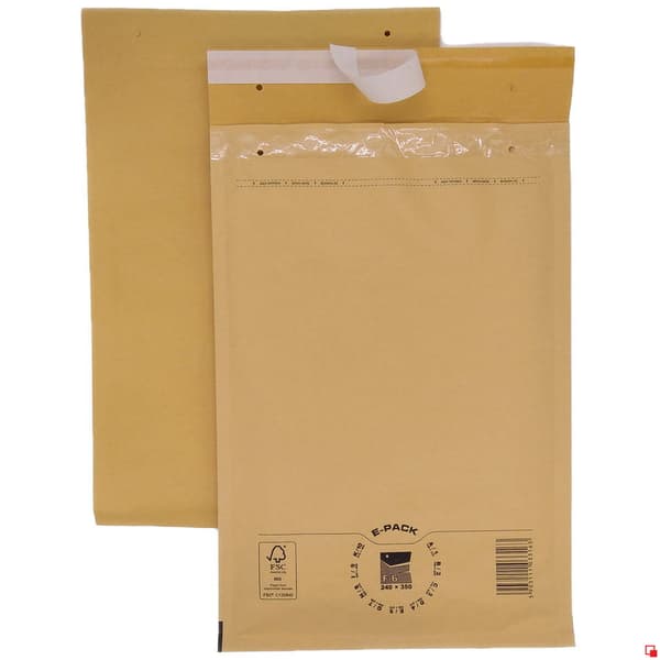F16 BRUN bubbelkuvert x 100 st