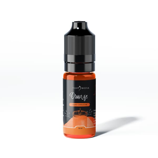 Orange flydende lysfarve 10 ml