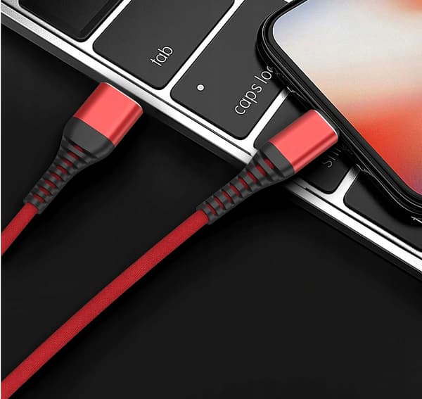 FÖRSTÄRKT MICRO USB SNABBLADDNINGSKABEL LÅNG 2m Koanni