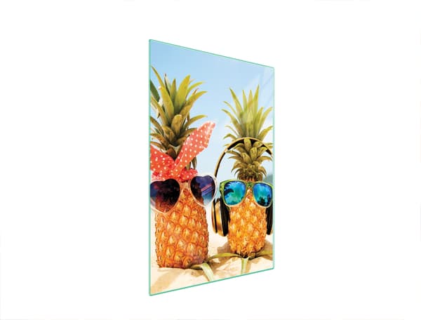 SKÄRBRÄDA I GLAS 35x52 ANANAS