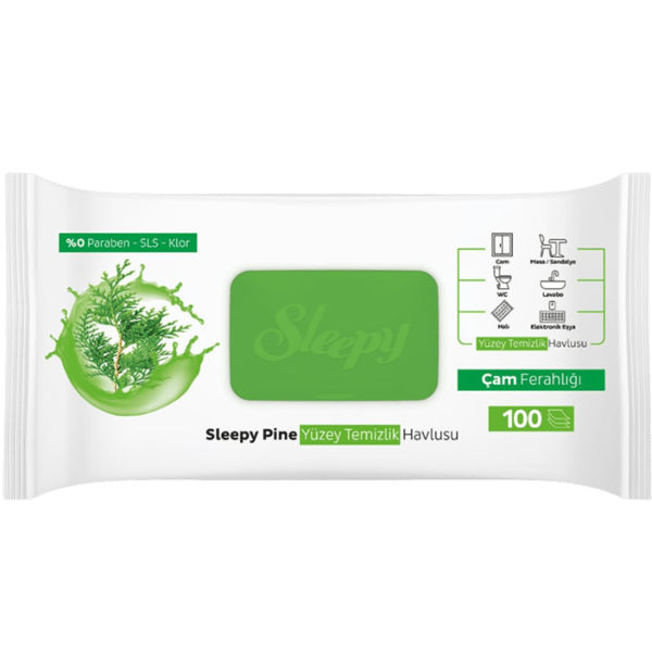 Sleepy Universal Surface Cleaning Wipes Pine 100 st