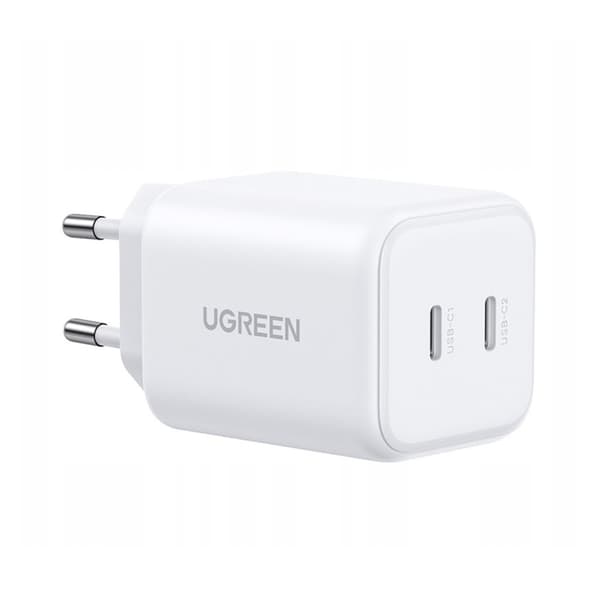 USB-C GaN 45W vægoplader - Hvid