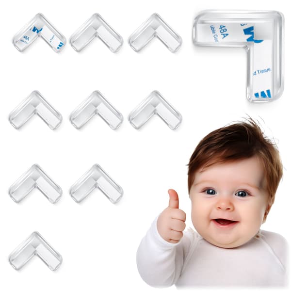 Ricokids 798400 hörnskydd 10 st transparenta