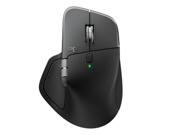 Logitech MX Master 4 til MAC trådløs mus RF trådløs + Bluetooth, 8000 DPI, Space Black