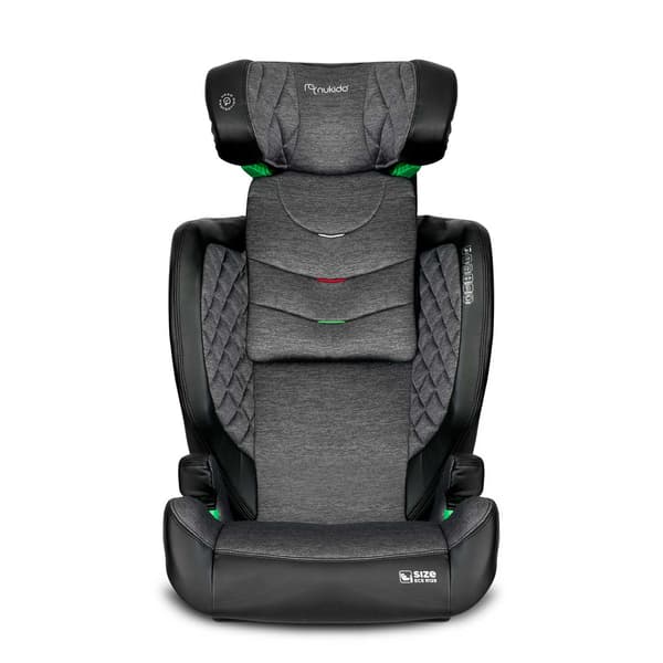 Nukido Louis Turvaistuin Musta/Harmaa 15-36 kg ISOFIX