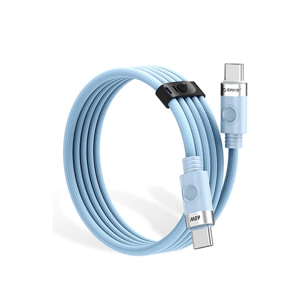 CDX 60W 3A strømforsyning USB-C kabel 1m - Blå