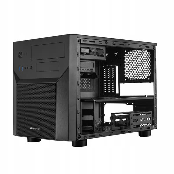 Chieftec Pro Cube CI-02B-OP mATX-kotelo ilman virtalähdettä