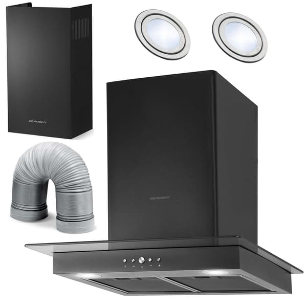 60 cm sort Berdsen BT-217 emhætte