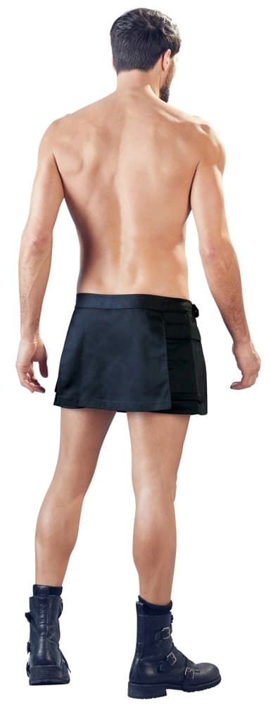 Svenjoyment Kort Herre Gladiator Nederdel Sort ML
