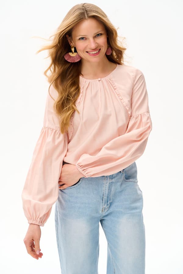Ata Damebluse Fersken 40