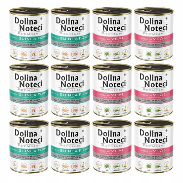 Dolina Noteci Premium våtfoder för hundar med blandade smaker 12x800g