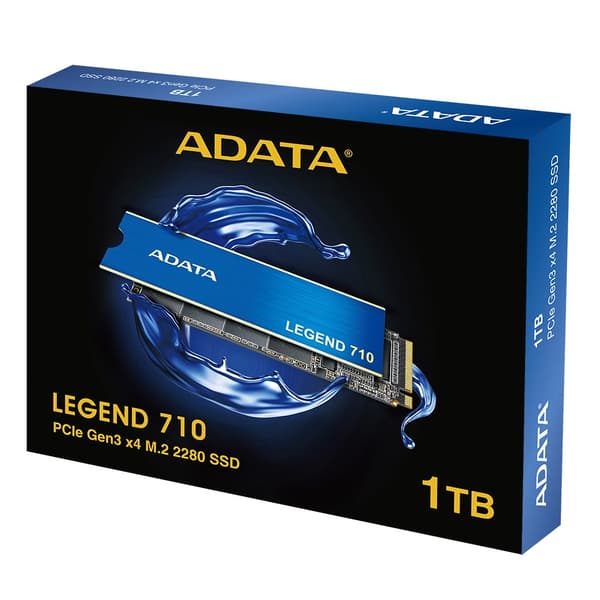 ADATA Legend 710 1TB M.2 PCIe x4 Gen3 SSD, Blå