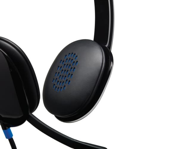 Logitech H540 Trådbundet Headset, USB-A, Svart