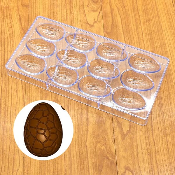 DINOSAUR ÆG polycarbonat chokoladeform