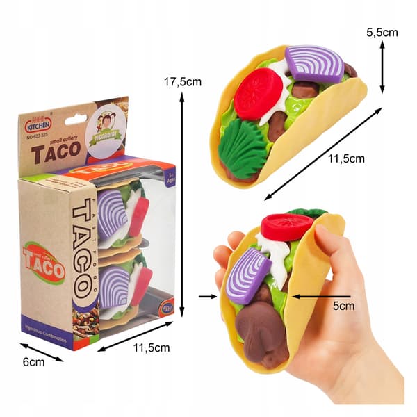 LEKSAKSET TACOS GRÖNSAKSMACKS FÖR BARN
