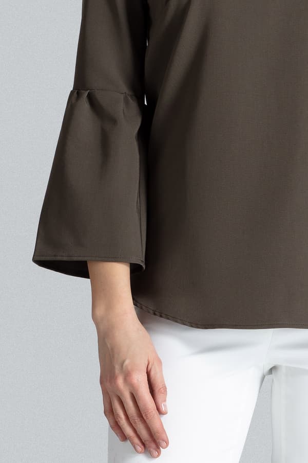 Bluse L010 Olivengrøn S