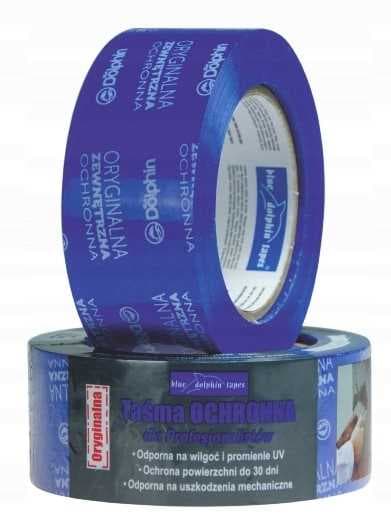 Blå Delfin PVC-tejp för utomhusbruk 48 mm skyddstejp