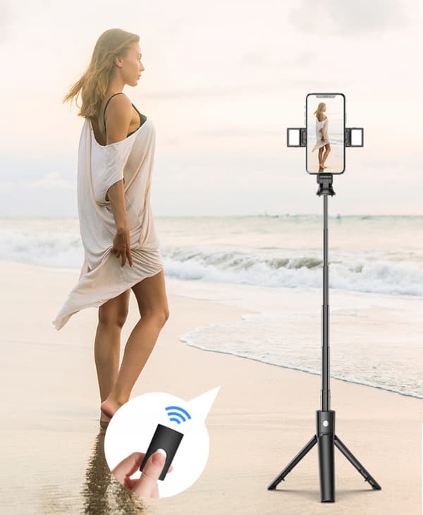SELFIE-STIV STIV BLUETOOTH-FJÄRRKONTROLL LED