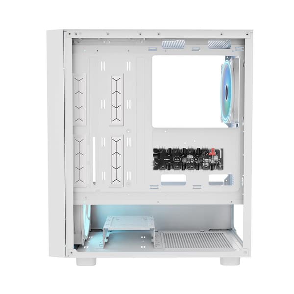 Modecom BREEZE ARGB FLOW Midi USB Typ C-fodral, Vit