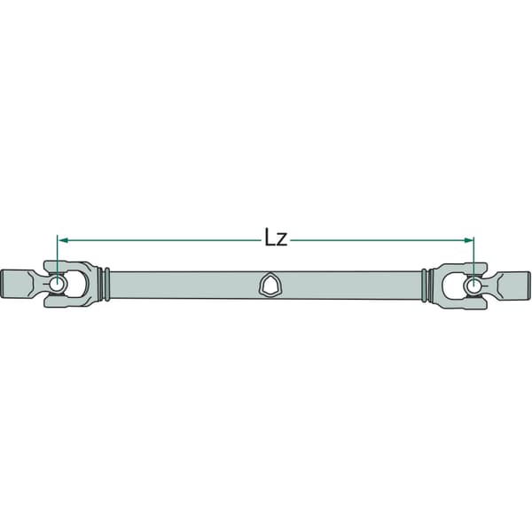PTO trekantet aksel P3/P4 710mm