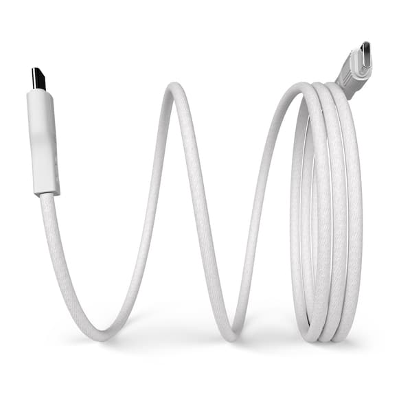 USB-C 60W Magnetisk Kabel USB 1m - Vit