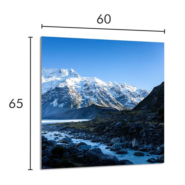 KEITTIÖN LASIPANEELI 60x65 Mountains