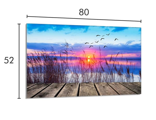 Lasinen suojalevy liedelle 80x52 Katso