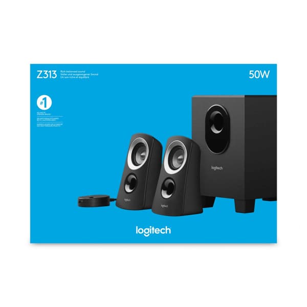 Logitech Z313 2.1 datorhögtalare, 50W effekt, subwoofer