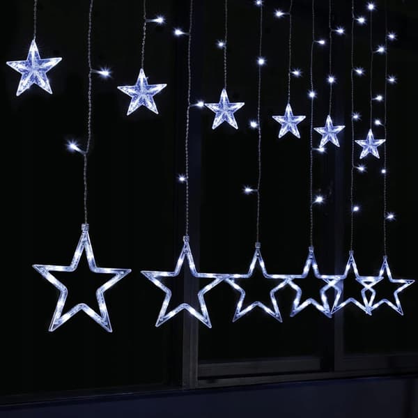 BLOOMWIN LED-valosarja 12 tähdellä