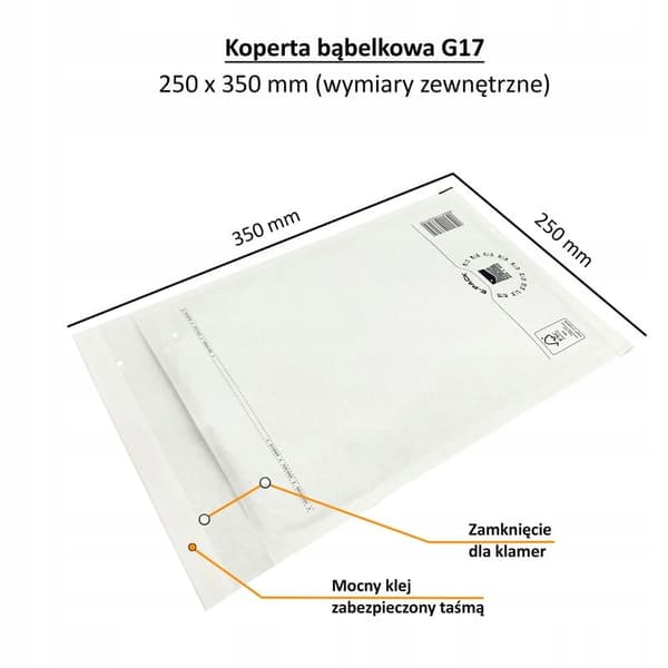 Bubbelkuvert G17 VITA E-PACK x 10 st