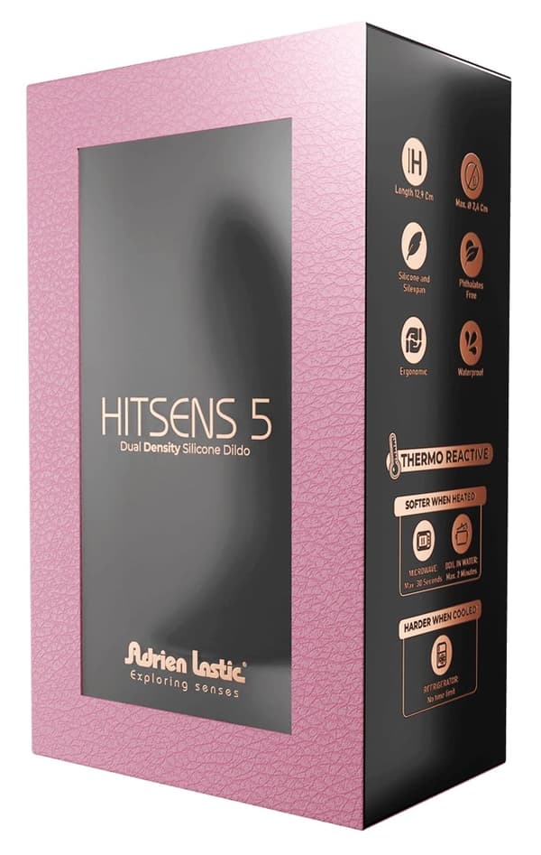 Adrien Lastic Silikone Blød Dildo 129 cm Hitsens 5 Sort