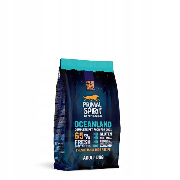 Primal Spirit Oceanland fiskefoder til hund, 12 kg