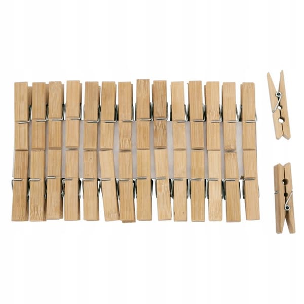 Puiset klipsit, 30 kpl, 6 cm