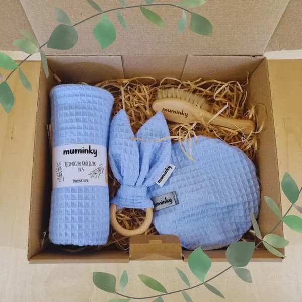 Presentset för nyfödda | Blå
